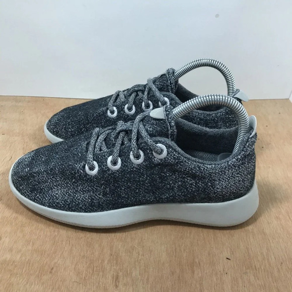 Allbirds Wool Runners Women Size 7 Grey Athletic Running Shoes - Picture 3 of 9
